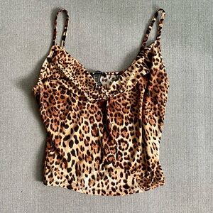 Cheetah/leopard print top